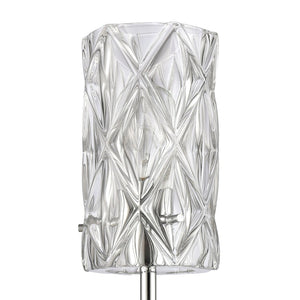 Atlas Forma 21" High 2-Light Sconce - Modern Crystal Design with Polished Chrome Finish for Elegant Lighting WL11736-CH