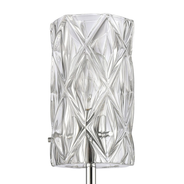 Atlas Forma 21" High 2-Light Sconce - Modern Crystal Design with Polished Chrome Finish for Elegant Lighting WL11736-CH