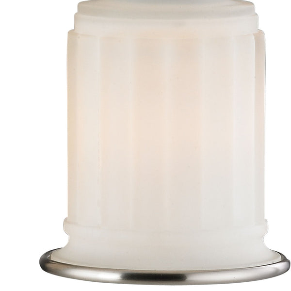 Atlas Acadia 2-Light Vanity Fixture - Timeless Elegance with Fluted Glass Shades for Bathroom Lighting Brushed Nickel 22'' WL11740-NK