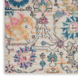 Nourison Passion PSN01 Machine Made Power-loomed No Border Indoor Only Bohemian Transitional Rug Ivory,Multi, Ivory Multicolor 100% Polypropylene 99446809094