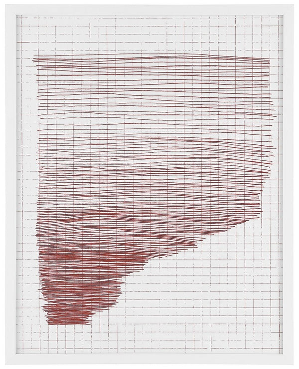 Safavieh The Architect'S Daydream, 16 X 20 Inch, Red / Ivory, Framed Wall Art XII23 Red / Ivory Paper / Polystyrene Frame / Perpex Glass WLA2007A