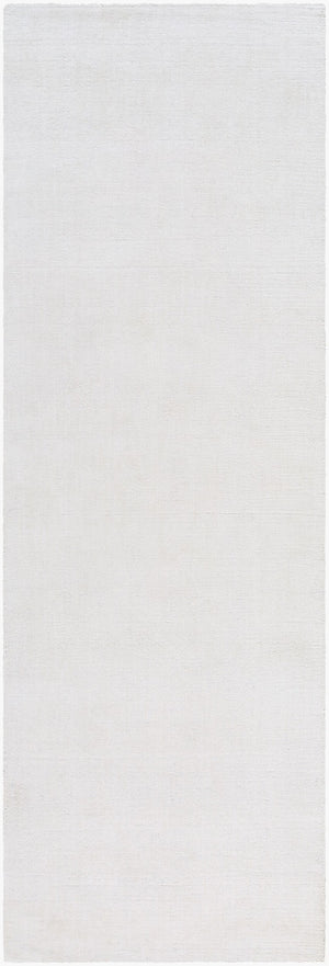 Livabliss Wilkinson Handloomed Polyester Runner Rug Artisan Texture for Hallways and Entryways White 2'6" x 8' WLK1000-268