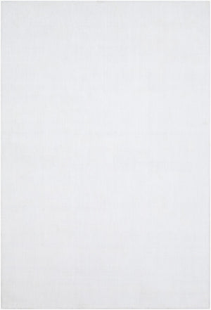 Livabliss Wilkinson Handloomed Polyester Runner Rug Artisan Texture for Hallways and Entryways White 5' x 7'6" WLK1000-576