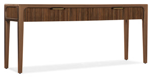 Archer Tambour Console Table M22-85400-85 Chestnut Brown Hooker Furniture