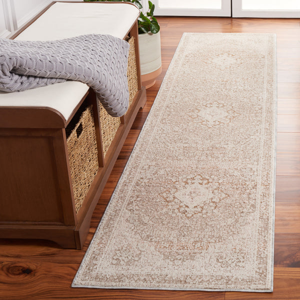 Safavieh Willow 100 Power Loomed Transitional Rug Ivory / Sage WLO100A-6R