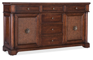 Hooker Furniture Charleston Two Door-Six Drawer Buffet 6750-75902-85