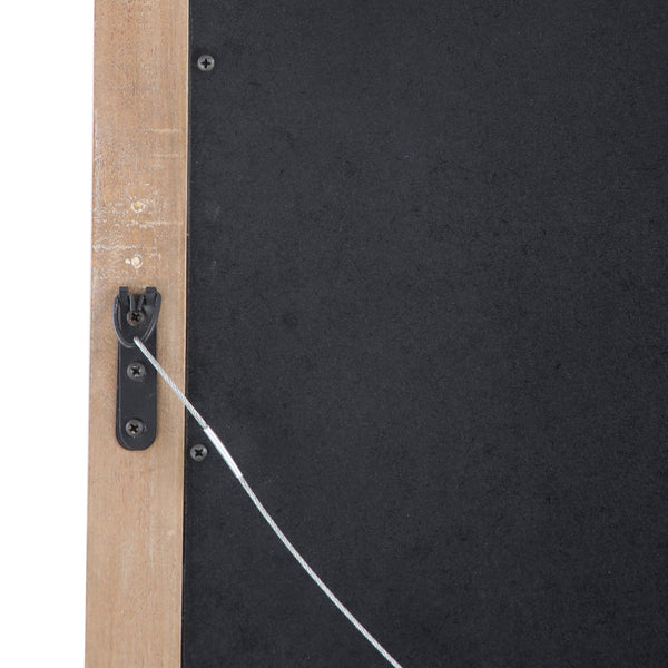 English Elm Christopher Knight Home® - WOOD Block Carved Leaner Mirror White 76x35 Rustic Handcrafted Frame Full-Length Accent Décor 67059.00