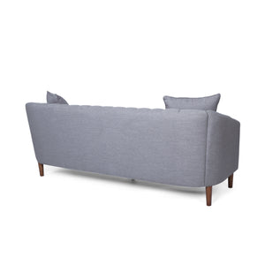 English Elm Christopher Knight Home® - 3-Seater Sofa - Elegant Grey Upholstered Comfort With Accent Pillows For Modern Living Spaces 66957.00AGRY_66957.00BGRY