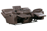 Parker House Theon - Stokes Toffee Manual Reclining Sofa And Recliner Brown 97% Polyester,3% Pu Mthe-41-stof