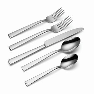 Lenox Oneida Perry 45 Piece Everyday Flatware Set, Service for 8 Metallic, STAINLESS METAL H253045AL20
