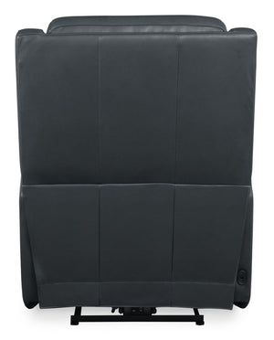 Hooker Furniture Nelson Zero Gravity Power Recliner In Salvo Denim Leather With Usb-C Charging & Adjustable Lumbar SS836-PHZL1-049