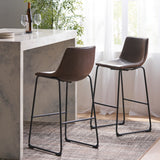 Christopher Knight Home® - Noble House - Cedric Vintage Brown Bar Stool