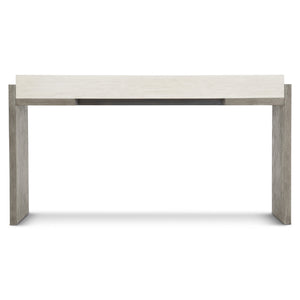 Bernhardt Bernhardt Two-Tone Console Table 60"W — Light Acacia Top, Soft-Close Drawers, Adjustable Glides, Anti-Tip Safety 306910
