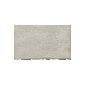 Bernhardt Bernhardt Tempo Nightstand With 3 Push-Open Drawers, Wire-Brushed Oak & Satin Nickel Overlays, Built-In Usb Charging 346232