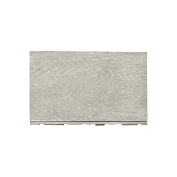 Bernhardt Bernhardt Tempo Nightstand With 3 Push-Open Drawers, Wire-Brushed Oak & Satin Nickel Overlays, Built-In Usb Charging 346232