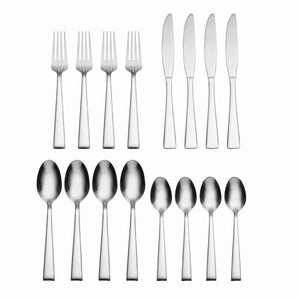 Lenox Hampton Forge Catalina Mirror 16 Piece Flatware Set Metallic, STAINLESS METAL 147A016HSN