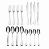 Hampton Forge Catalina Mirror 16-Piece Stainless Steel Flatware Set, Service for 4