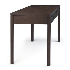 English Elm Hollander Desk - Handcrafted Warm Walnut Brown Finish With Storage For Home Office & Gaming Needs B136P158686
