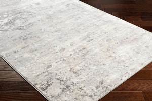 Livabliss Wanderlust Polyester Area Rug Machine Woven Minimalist Style for Modern Interiors Light Slate, Wh 6'7" x 6'7" Round WNL2310-67RD