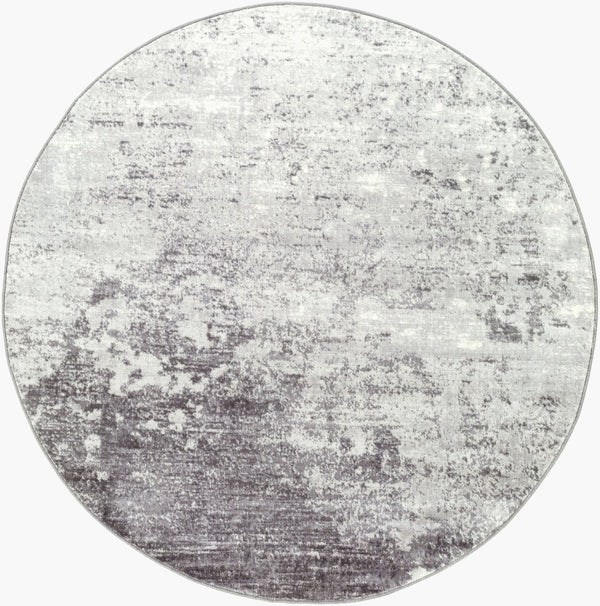 Livabliss Wanderlust Polyester Area Rug Machine Woven Minimalist Style for Modern Interiors Light Slate, Wh 5'3" x 5'3" WNL2310-53RD