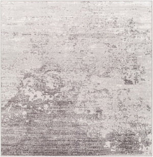 Livabliss Wanderlust Polyester Area Rug Machine Woven Minimalist Style for Modern Interiors Light Slate, Wh 6'7" x 6'7" Square WNL2310-67SQ