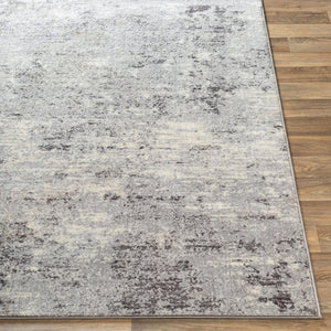 Livabliss Wanderlust Polyester Area Rug Machine Woven Minimalist Style for Modern Interiors Light Slate, Wh 6'7" x 6'7" Round WNL2310-67RD