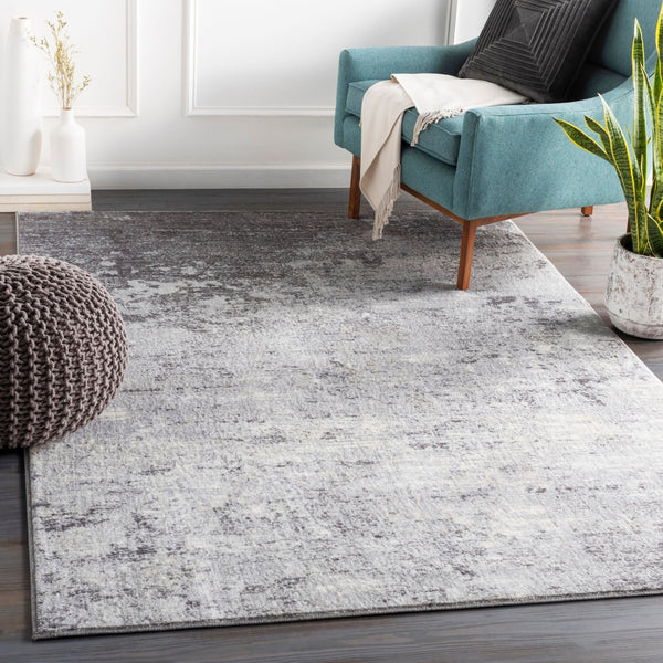 Livabliss Wanderlust Polyester Area Rug Machine Woven Minimalist Style for Modern Interiors Light Slate, Wh 7'10" x 10'2" WNL2310-710103