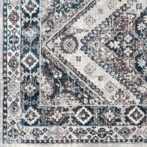 Livabliss Wanderlust Global Pattern Polyester Area Rug Medium Pile for Living Room Decor WNL2314-679