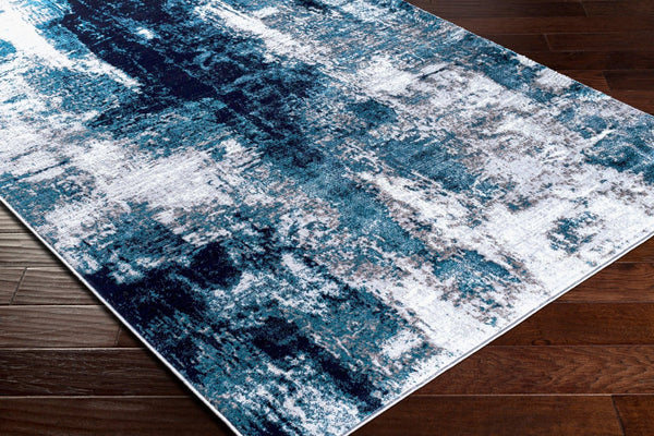 Livabliss Wanderlust Geometric Polyester Area Rug Machine Woven in Turkey for Entryways and Bedrooms Ink Blue, Mediu 8'10" x 12'4" WNL2326-810124