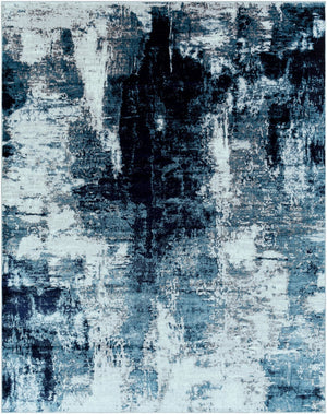 Livabliss Wanderlust Geometric Polyester Area Rug Machine Woven in Turkey for Entryways and Bedrooms Ink Blue, Mediu 7'10" x 10'2" WNL2326-710103