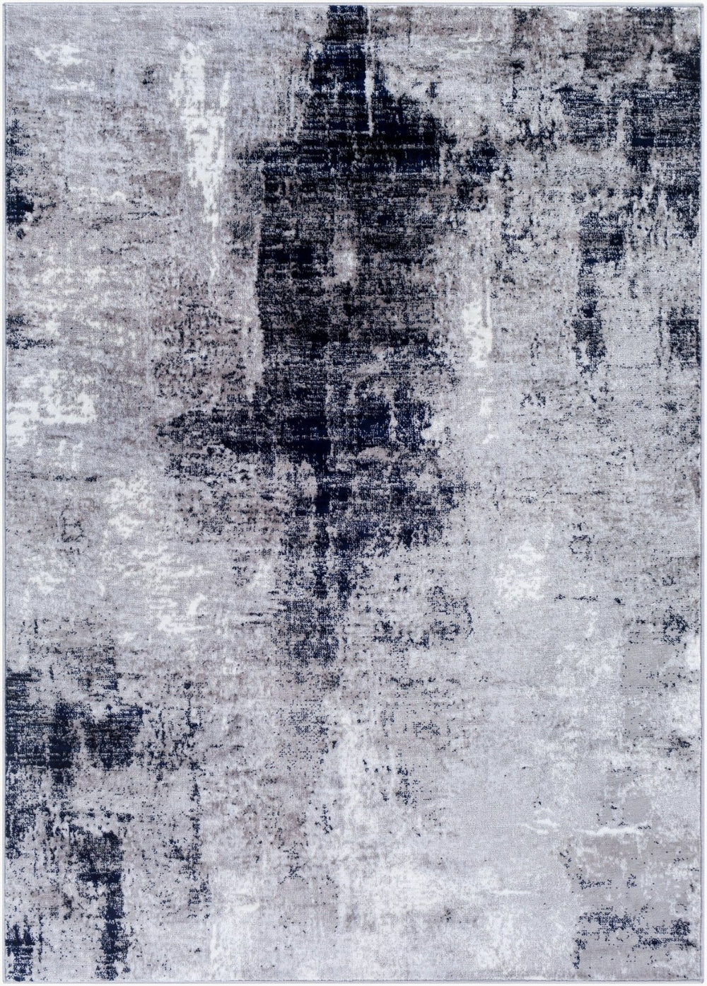 Livabliss Wanderlust Geometric Polyester Indoor Rug Machine Woven in Turkey for Modern Interiors Denim, Medium G 8'10" x 12'4" WNL2327-810124