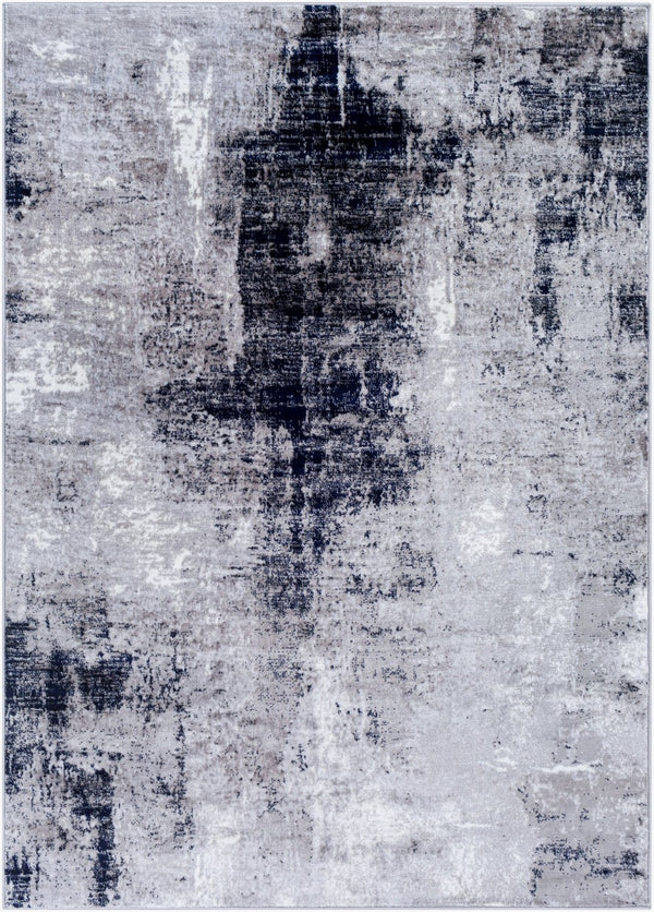 Livabliss Wanderlust Geometric Polyester Indoor Rug Machine Woven in Turkey for Modern Interiors Denim, Medium G 8'10" x 12'4" WNL2327-810124