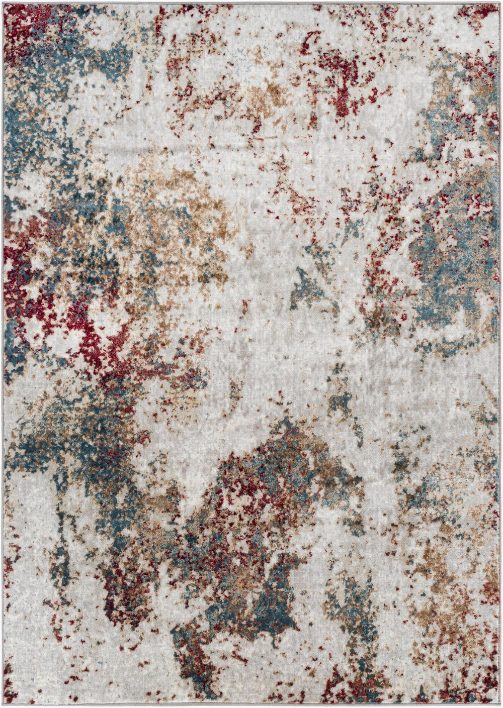 Livabliss Wanderlust Machine Woven Polyester Rug Turkey Crafted Medium Pile Hallway Accent Rust, Light Bei 5'3" x 7'3" WNL2334-5373