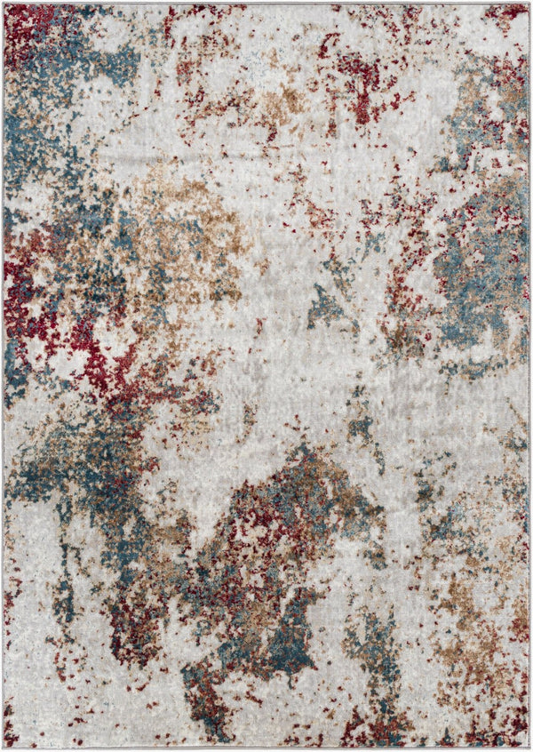 Livabliss Wanderlust Machine Woven Polyester Rug Turkey Crafted Medium Pile Hallway Accent Rust, Light Bei 5'3" x 7'3" WNL2334-5373