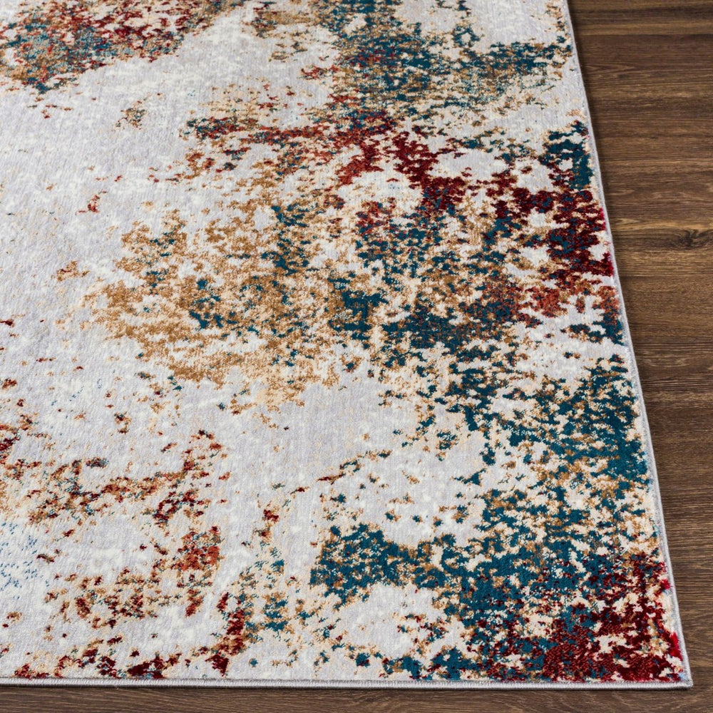 Livabliss Wanderlust Machine Woven Polyester Rug Turkey Crafted Medium Pile Hallway Accent Rust, Light Bei 5'3" x 7'3" WNL2334-5373