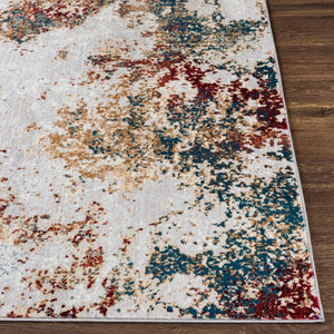 Livabliss Wanderlust Machine Woven Polyester Rug Turkey Crafted Medium Pile Hallway Accent Rust, Light Bei 5'3" x 7'3" WNL2334-5373