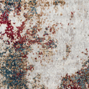 Livabliss Wanderlust Machine Woven Polyester Rug Turkey Crafted Medium Pile Hallway Accent Rust, Light Bei 5'3" x 7'3" WNL2334-5373