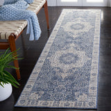 Safavieh Winston 198 WNT198 Power Loomed Transitional Rug Blue / Creme WNT198M-24