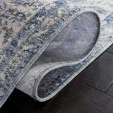 Safavieh Winston 198 WNT198 Power Loomed Transitional Rug Blue / Creme WNT198M-24