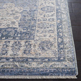 Safavieh Winston 198 WNT198 Power Loomed Transitional Rug Blue / Creme WNT198M-24