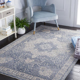 Safavieh Winston 198 WNT198 Power Loomed Transitional Rug Blue / Creme WNT198M-24