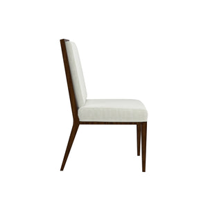 A.R.T. Furniture Eave Elegant Upholstered Side Chair In Ivory Polyester With Stylish Tapered Legs For Timeless Decor - Set Of 2 Off,White Material(S), Poplar And Parawood Solids 336206-1860
