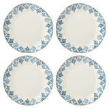 Lenox Blue Bay 4-Piece Dinner Plate Set Blue, WHITE PORCELAIN 891019