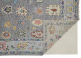 Feizy Rugs Karina Wool Hand Knotted Persian Rug Blue/Gray/Red 12' x 15'