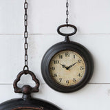 Pocket Watch Wall Clock, Small EAK80351 Park Hill