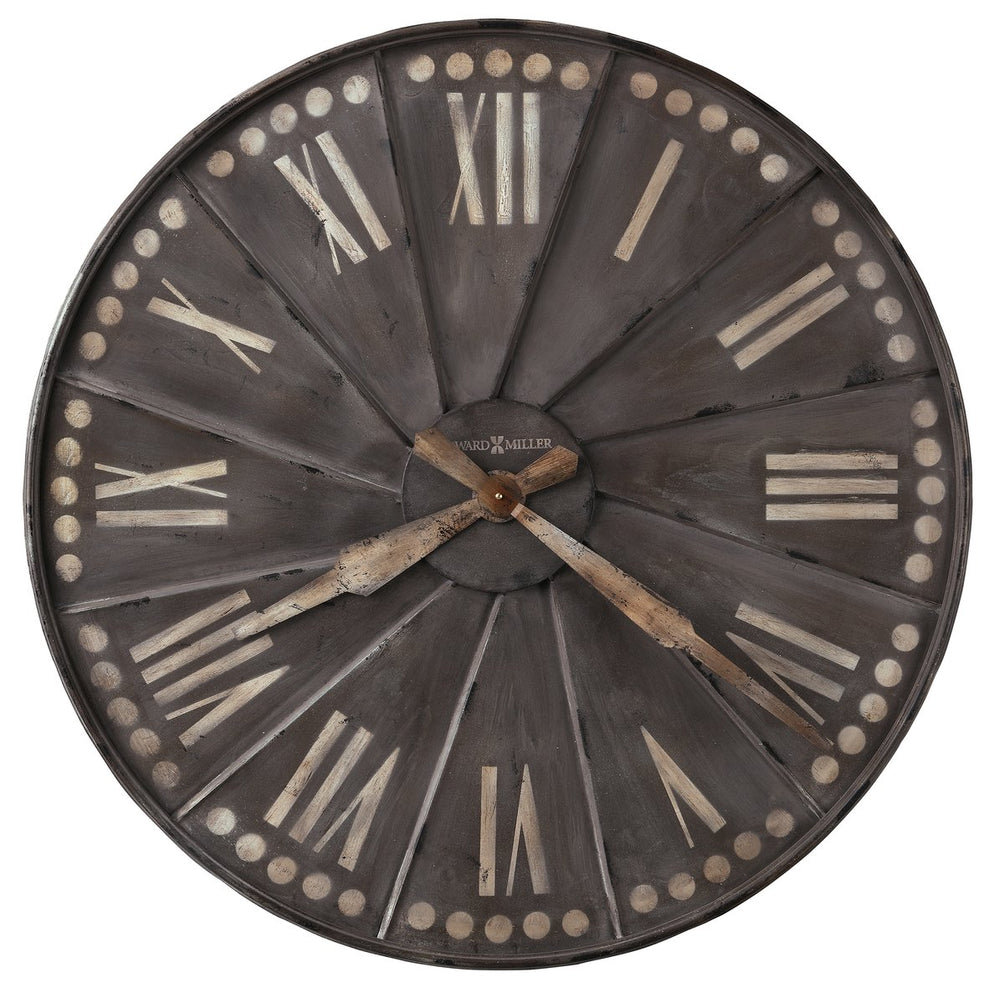 Hekman Furniture 625630 Vintage Metal Wall Clock - Elegant Antique Design With Roman Numerals For Home Decor  Stockard Wall Clock 625630