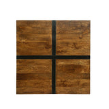 Christopher Knight Home® - Noble House - - Handmade Mango Wood And Iron Square Coffee Table