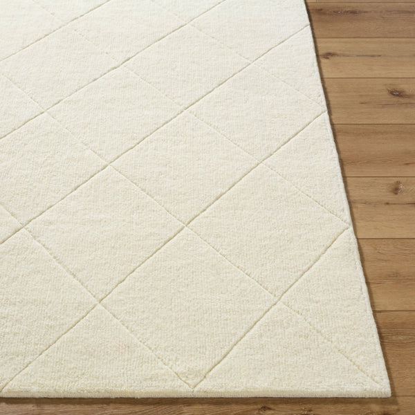 Livabliss Wooly Hand Tufted Wool Blend Accent Rug for Entryway Bathroom or Reading Nook Ivory, Cream 2' x 3' WOL2300-23