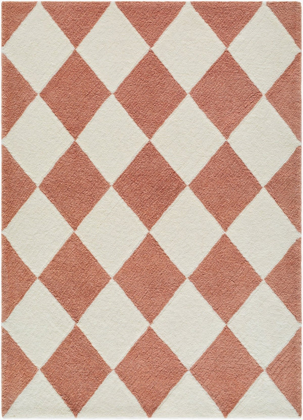 Livabliss Wooly Hand Tufted Wool Blend Accent Rug Plush Artisan Craftsmanship for Entryways Terracotta, Ivo 8' x 10' WOL2302-810