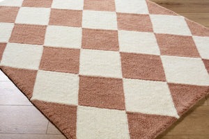 Livabliss Wooly Hand Tufted Wool Blend Accent Rug Plush Artisan Craftsmanship for Entryways Terracotta, Ivo 8' x 10' WOL2302-810